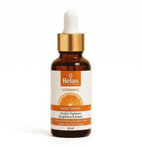 Relax Vitamin C Daily Face Serum – Anti-Aging & Hydrating Formula for Healthy Radiant Skin (30ml)