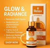 Relax Vitamin C Daily Face Serum – Anti-Aging & Hydrating Formula for Healthy Radiant Skin (30ml)