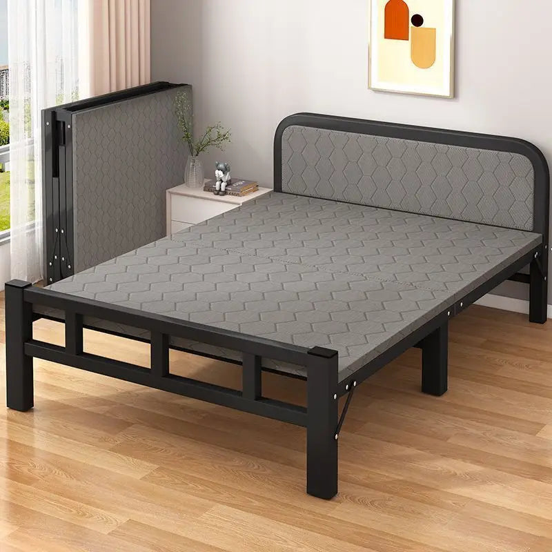 Folding bed Single rental room Accompanying dormitory Metal folding Office lunch break  Household folding iron