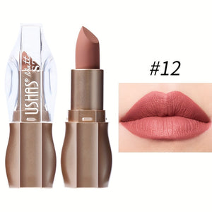 Kissable Colors: 12 Matte Long-Lasting Lipsticks-4