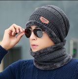 Cozy wool Beanie and Neck Warmer Set 2 pcs