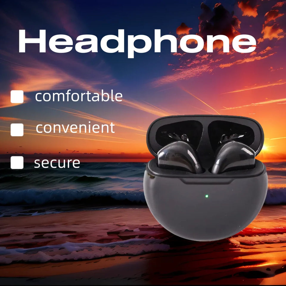 TWS Bluetooth Earphones Wireless Bluetooth Headset Noise Cancelling Earbuds with Mic Wireless Headphones