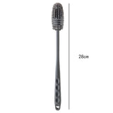 Silicone Milk Bottle Brush Cup Scrubber Glass Cleaner Kitchen Cleaning Tool Long Handle Drink Bottle Glass Cup Cleaning Brush