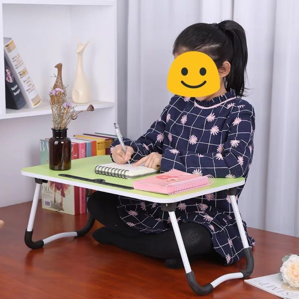 Wooden Laptop Table – Laptop Stand – Floor Table – Laptop Table – Drawing Desk – Bed Tray Table Fold-able – Table Notebook Stand Reading Holder – Study Table – Portable Desk