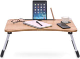 Wooden Laptop Table – Laptop Stand – Floor Table – Laptop Table – Drawing Desk – Bed Tray Table Fold-able – Table Notebook Stand Reading Holder – Study Table – Portable Desk